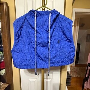 Free People Cropped Hooded Vest